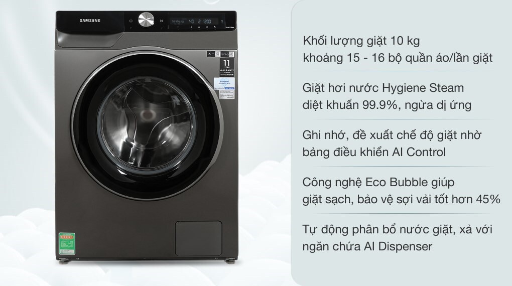 AI Dispenser – Tự động cân chỉnh nước giặt xả tối ưu
