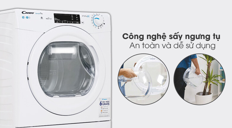 Máy Sấy Ngưng Tụ – Giải Pháp Sấy Quần Áo Tiện Lợi, Không Cần Thoát Khí