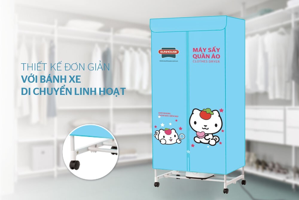 Tính Năng Tiện Ích Giúp Tủ Sấy Quần Áo Thêm Đa Năng