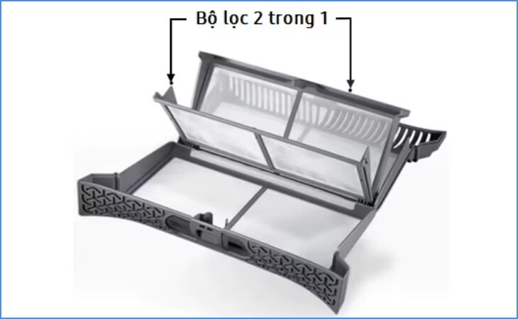 Bước 2: Vệ Sinh Bộ Lọc Cặn Máy Sấy Samsung