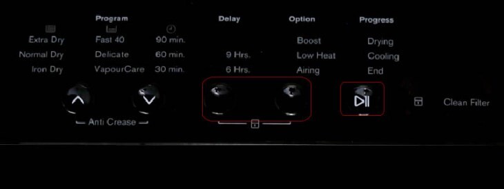 Cách Sử Dụng Tính Năng Khóa Trẻ Em Trên Máy Sấy Electrolux