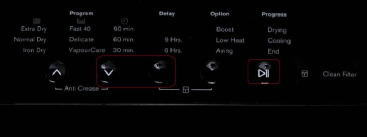Cách Kích Hoạt Tính Năng Khóa Trẻ Em Trên Máy Sấy Electrolux