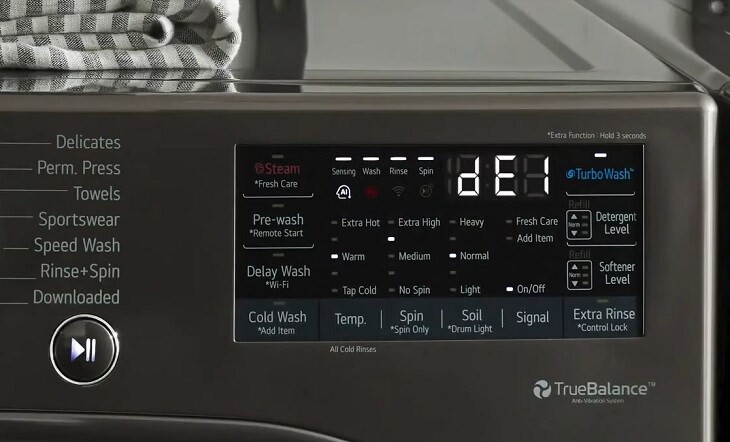Máy Giặt LG Báo Lỗi DE1 Là Gì?