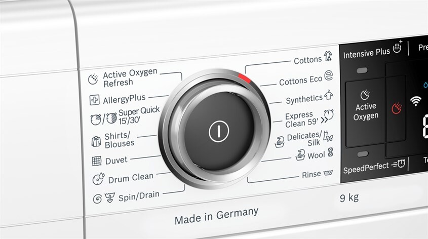Công nghệ VarioDrum và tiện ích thông minh trên máy giặt Bosch