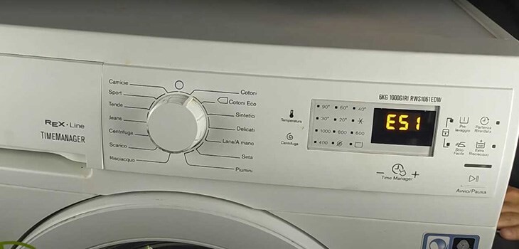 Máy giặt Electrolux báo lỗi E51 là gì?