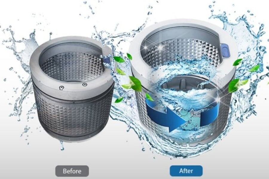 Cơ chế hoạt động của công nghệ I-Clean trên máy giặt Toshiba
