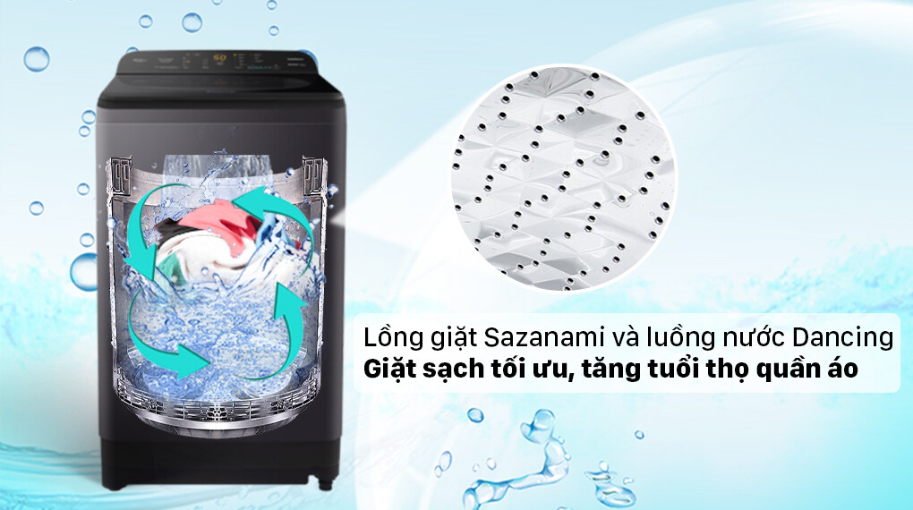 Ưu Điểm Nổi Bật Của Lồng Giặt Sazanami