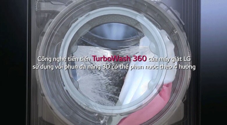 Các phiên bản TurboWash – Tăng tốc giặt sạch trên máy giặt LG