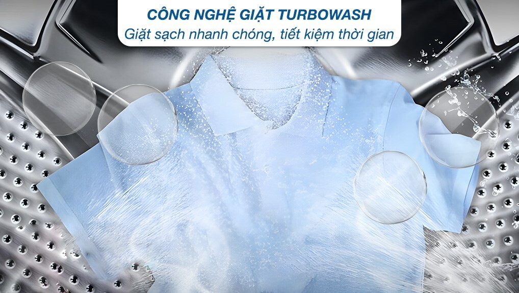 Lợi ích của công nghệ TurboWash – Tối ưu tốc độ và hiệu quả giặt